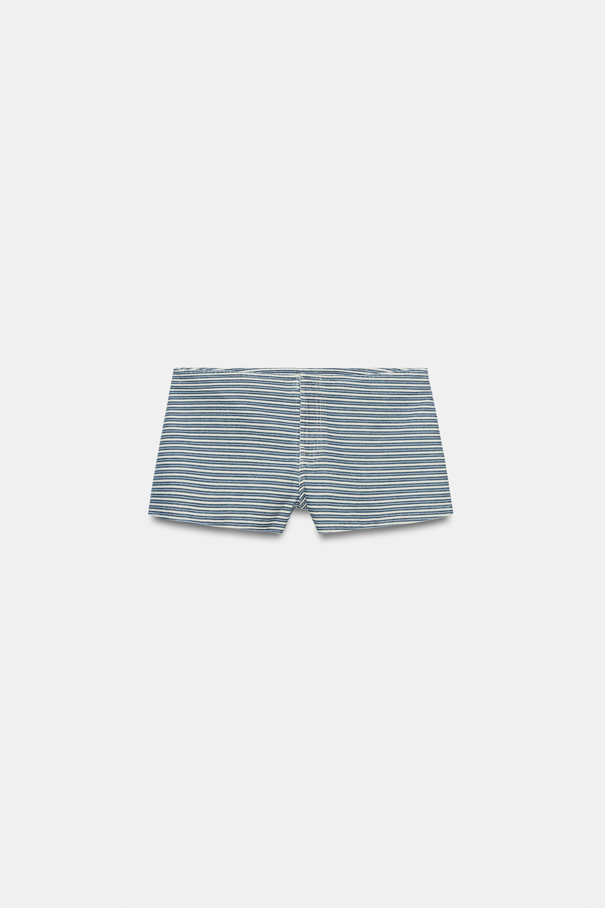 MINI STRIPED SHORTS